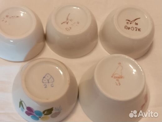 Солонки, перечницы, горчичницы. Фарфор(фаянс) СССР
