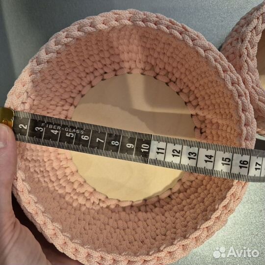 Корзинки вязаные 2 шт