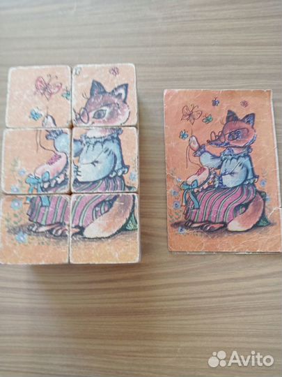 Кубики по мотивам русских сказок СССР