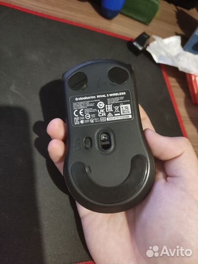 Игровая беспроводная мышь steelseries rival 3