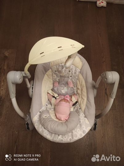 Детские электронные качели для новорожденных