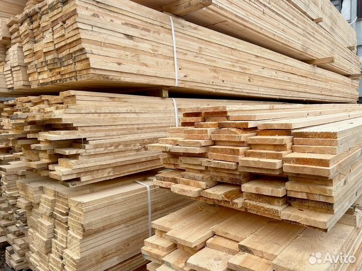 Доска обрезная 25х100х6000мм от производителя