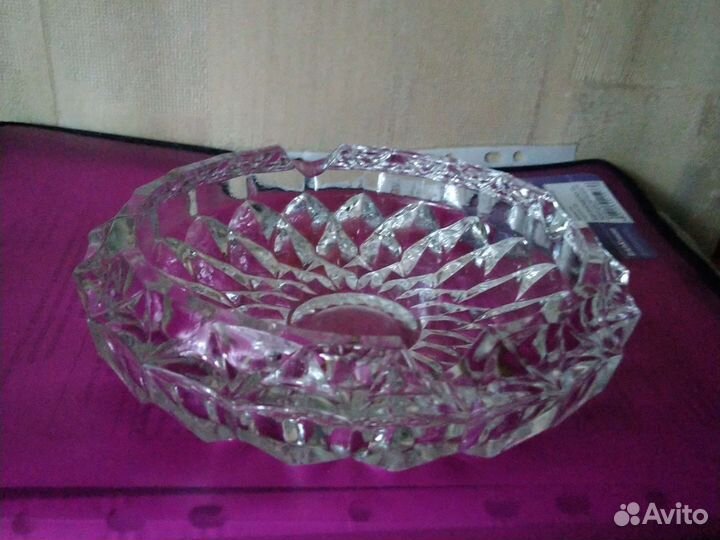 Хрустальная пепельница