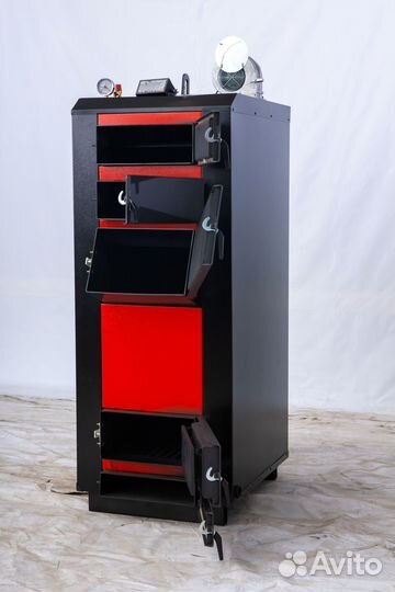 Твердотопливный котел длительного горения