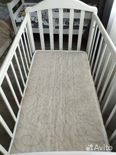 Кровать детская с маятником и ящиком Лель