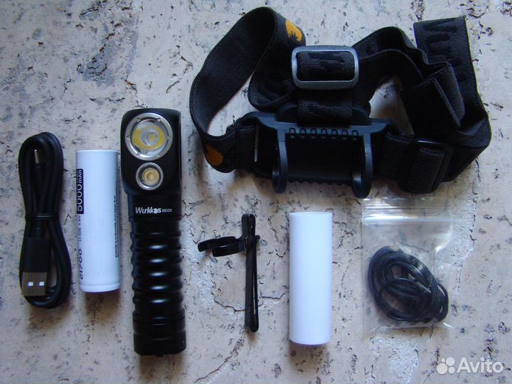 Налобные фонари Wurkkos HD20,HD15 с аккумулятором
