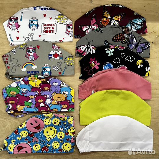 Медицинские шапочки в ассортименте