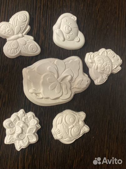 Гипсовые фигурки для раскрашивания 6 шт