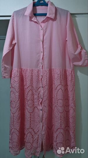 Платье летнее тонкий хлопок 54 р