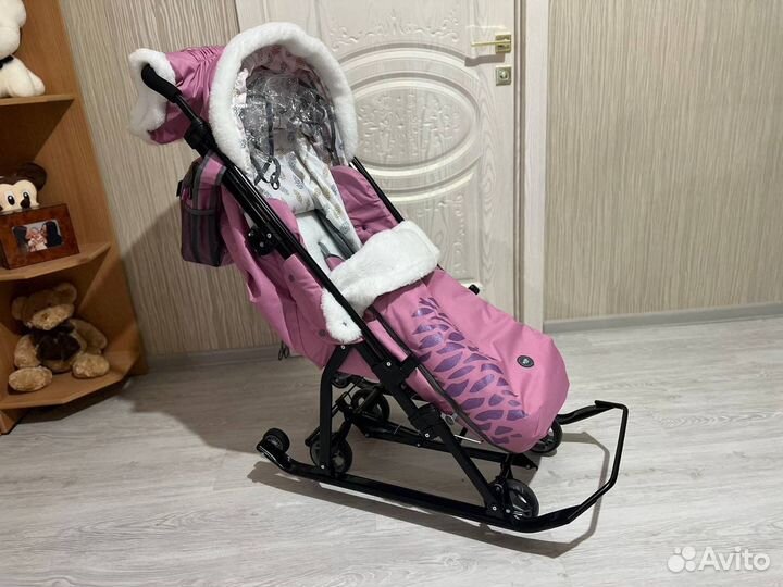 Коляска санки Nika новые в коробке
