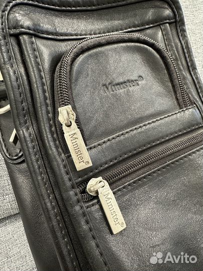 Барсетка кожаная мужская