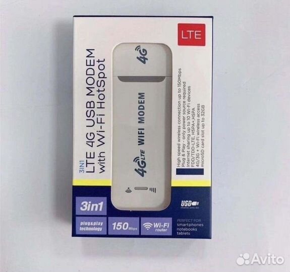 Wifi роутер 4g модем с sim (прошитый)