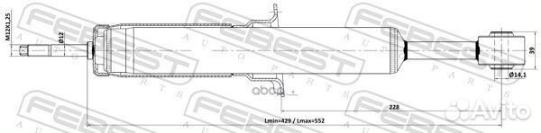 Амортизатор / toyota hilux GGN15,25,35,KUN1#,2#