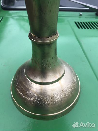 Ваза латунь 70е 60см