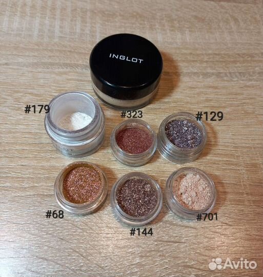 Inglot Косметика Инглот пудра тени пигмент подводк