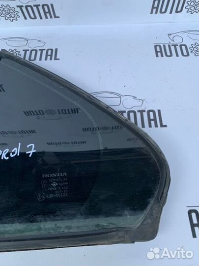 Стекло двери заднее левое Honda Accord 7/ CL9