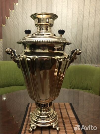 Самовар на дровах старинный