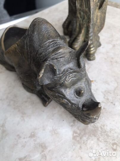 Старинная бронза перочистка