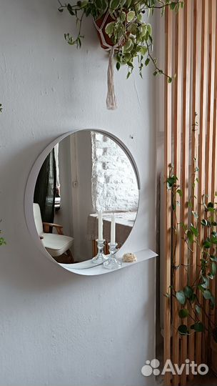 Зеркало настенное круглое 60 см