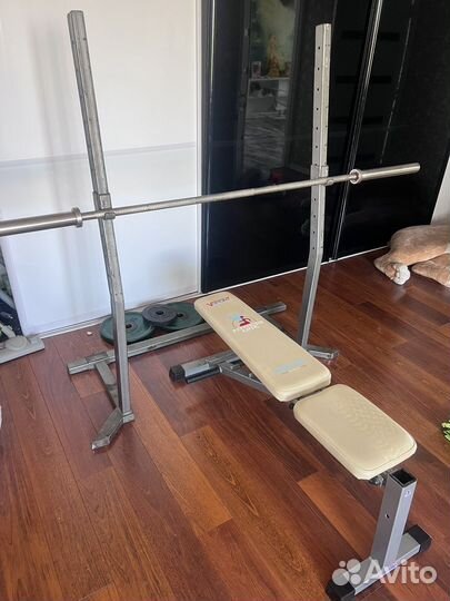 Стойка для жима лежа и приседаний