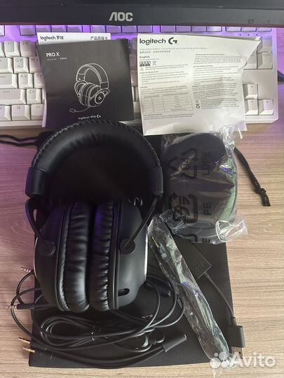 Наушники logitech g pro x