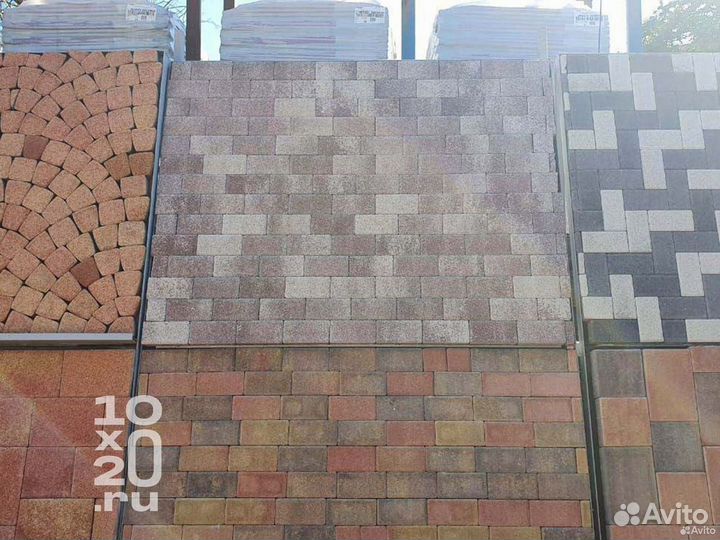 Тротуарная плитка, брусчатка, бордюры