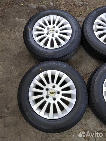 Колеса r15 5/108 ford летние новая резина