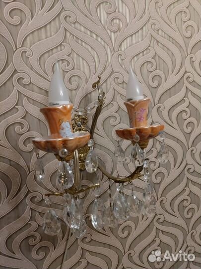 Бра хрусталь