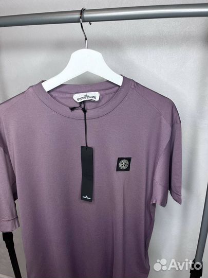 Футболка Stone island T-Shirt Logo Cotton