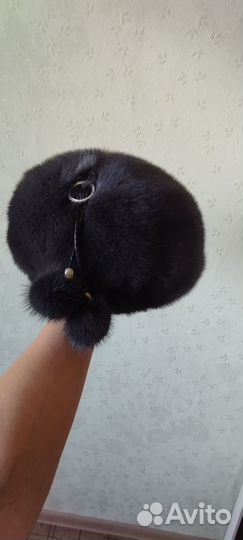 Берет норковый