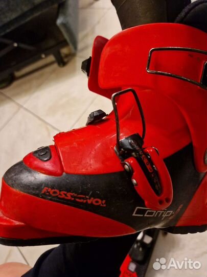 Горные лыжи детские 100см +ботинки комплект