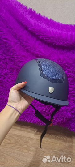 Шлем для верховой езды с блёстками