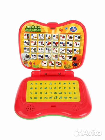 Детский обучающий ноутбук с азбукой