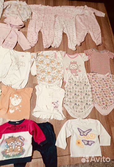 Вещи пакетом для девочки 68- 74