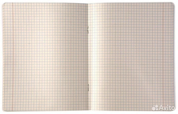 Тетрадь 48 листов А5 клетка скрепка офсет №2