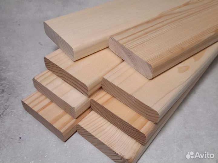 Доска строганная. Порода: Хвоя. Сорт: А, Размеры: 45x145