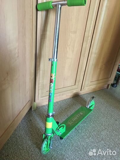 Самокат детский двухколесный бу