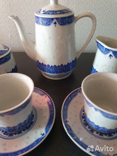 Чайный сервиз рисовый фарфор