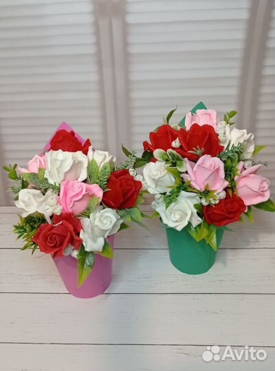 Букет из мыла