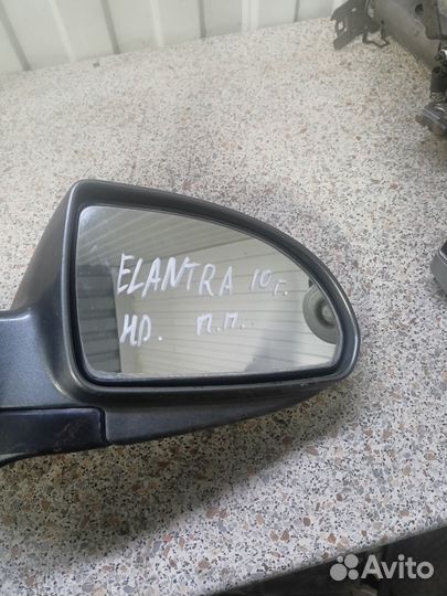 Hyundai Elantra HD 10г. Зеркало переднее правое