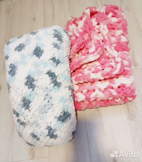 Плед из Ализе пуффи