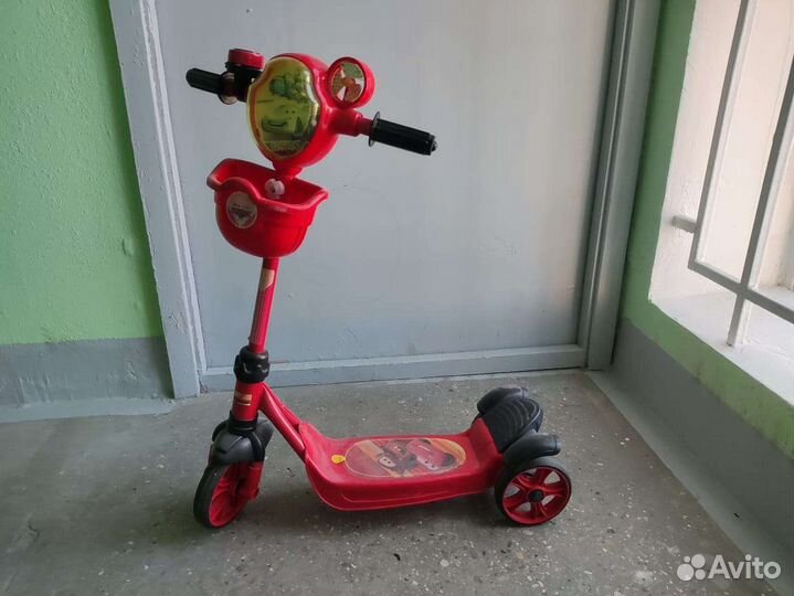 Самокат детский трехколесный бу