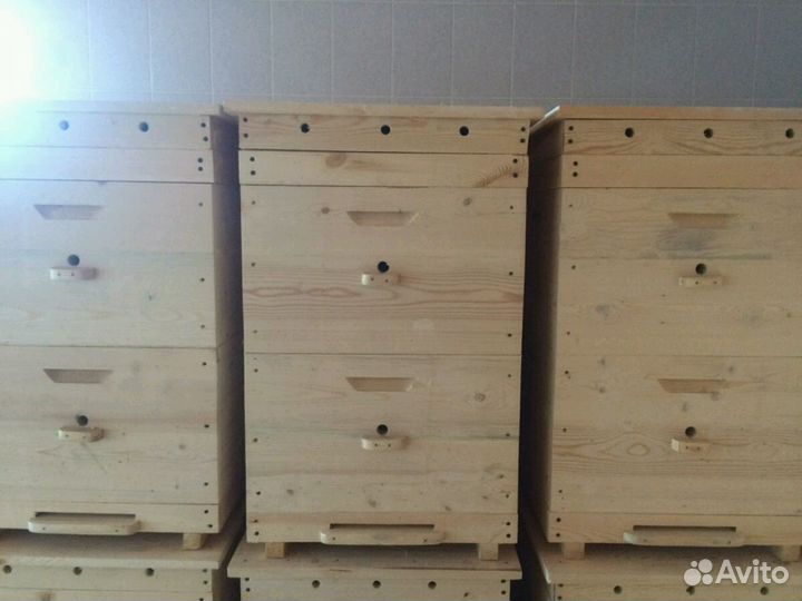 Улей 2 корпуса 12 рамок дно под наклоном крышка