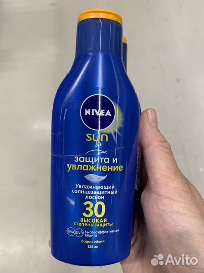 Солнцезащитный крем garnier, лосьон nivea sun