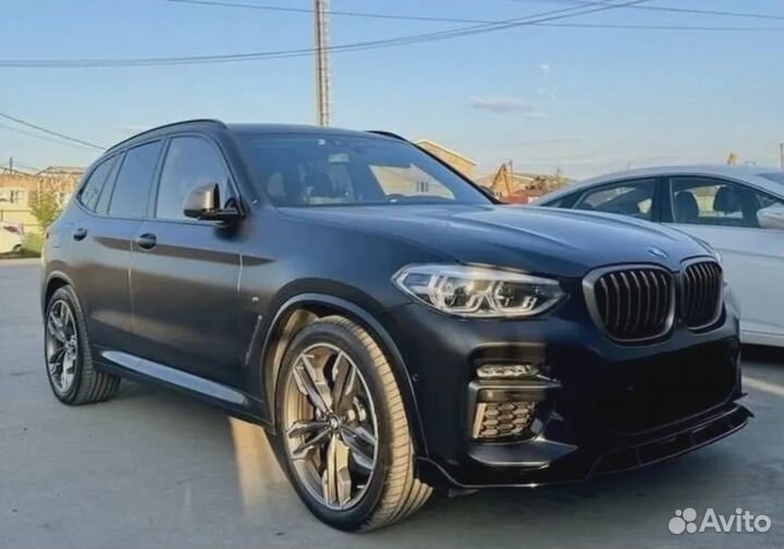 Сплиттер губа переднего бампера bmw x3 g01 x4 g02