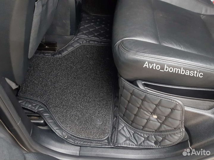 5D Ковры BMW X5 X6 X7 X3 - Черные Стандарт