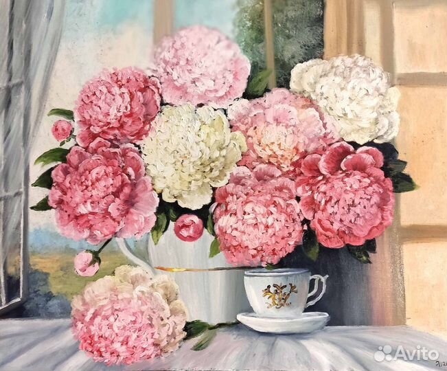 Картина Пионы