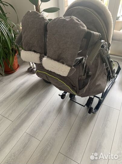 Детские санки коляска