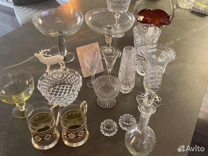 Хрусталь, стекло