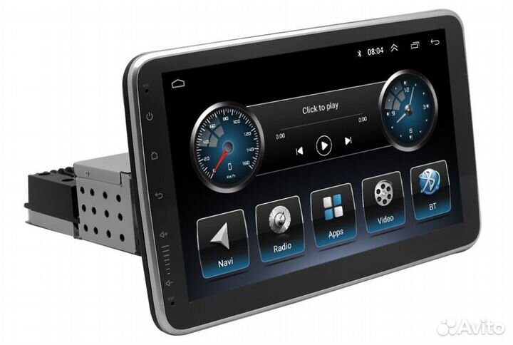 Магнитола 1 din с экраном 10,2 дюйма 2+32Гб